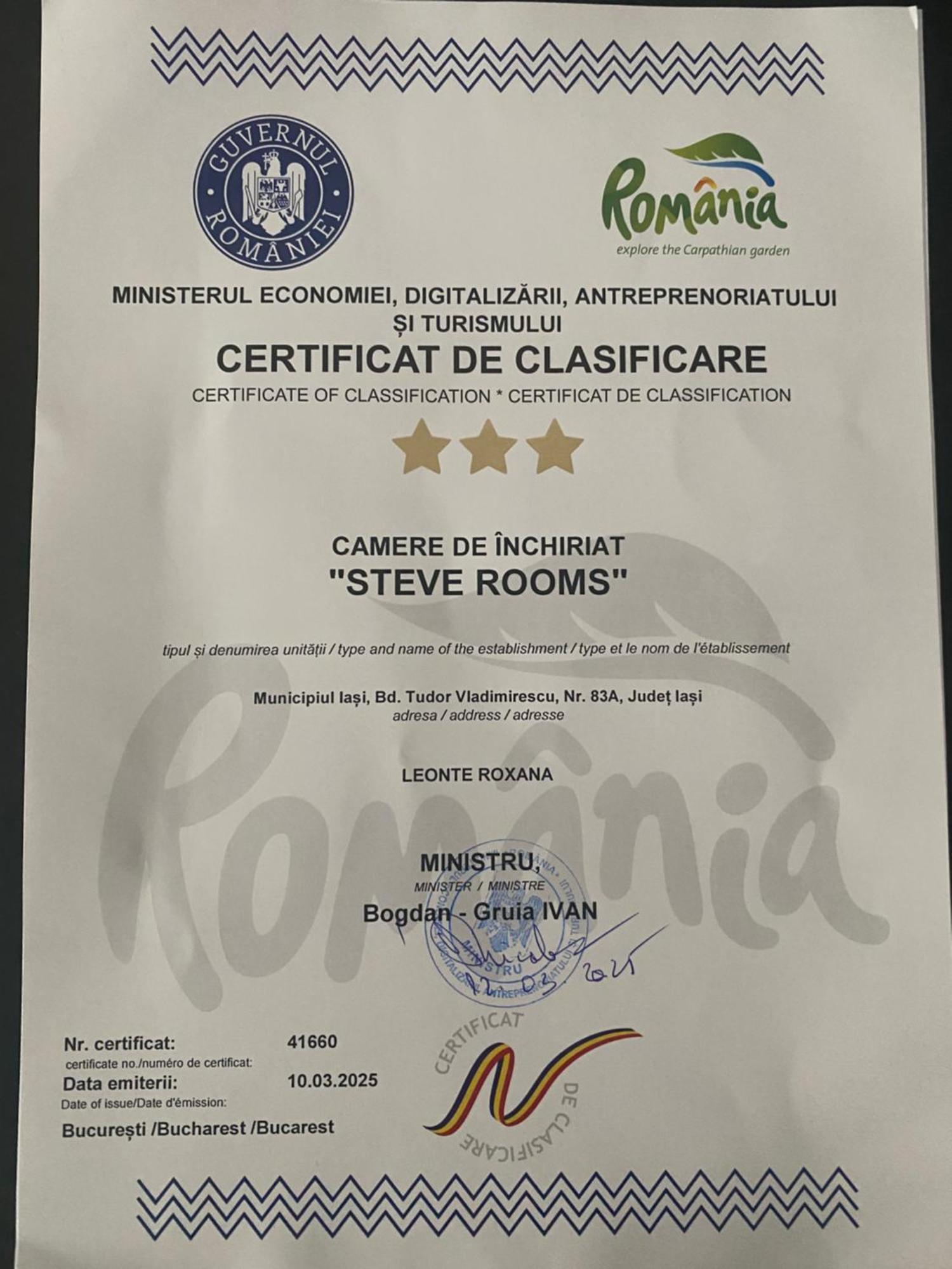 Steve Rooms Iasi Exterior foto